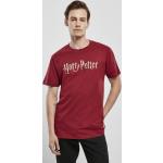 Pánske tričko krátky rukáv // Merchcode Harry Potter Logo Tee burgundy