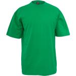 Pánske Topy s krátkym rukávom Urban Classics zelenej farby v streetwear štýle vo veľkosti 6 XL s krátkymi rukávmi - vysoká postava udržateľná móda 