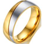 Pánske Strieborné prstene Izmael zlatej farby zo striebra 55 