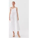 Dámske Denné šaty PATRIZIA PEPE bielej farby z bavlny vo veľkosti XL v zľave 