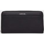 Dámske Designer Luxusné peňaženky Calvin Klein čiernej farby z polyuretánu Vegan 
