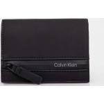 Pánske Designer Malé peňaženky Calvin Klein čiernej farby z polyuretánu Vegan 