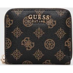 Peňaženka Guess LAUREL dámsky, čierna farba, SWPG85 00370