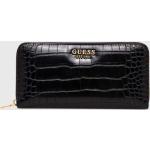 Dámske Luxusné peňaženky Guess čiernej farby z polyuretánu Vegan 