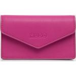 Dámske Kožené peňaženky HUGO ružovej farby z polyuretánu Vegan v zľave udržateľná móda 