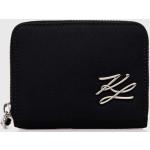 Dámske Designer Malé peňaženky Karl Lagerfeld čiernej farby z polyesteru 