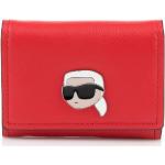 Dámske Designer Luxusné peňaženky Karl Lagerfeld červenej farby 