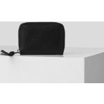 Dámske Designer Malé peňaženky Karl Lagerfeld čiernej farby na zips 