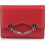 Dámske Designer Luxusné peňaženky Karl Lagerfeld červenej farby v minimalistickom štýle 