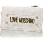 Designer Luxusné peňaženky Moschino Love Moschino bielej farby 