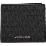 Pánske Designer Malé peňaženky Michael Kors čiernej farby z bavlny Vegan 
