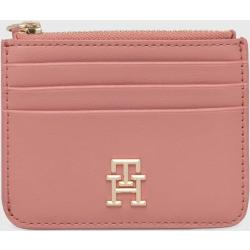 Peňaženka Tommy Hilfiger dámsky,ružová farba,AW0AW16016