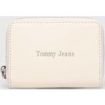 Dámske Malé peňaženky Tommy Hilfiger TOMMY JEANS béžovej farby z polyuretánu Vegan 