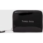 Dámske Malé peňaženky Tommy Hilfiger TOMMY JEANS čiernej farby z polyuretánu Vegan 
