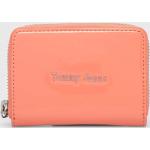 Dámske Malé peňaženky Tommy Hilfiger TOMMY JEANS ružovej farby z polyuretánu Vegan 