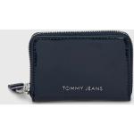 Dámske Malé peňaženky Tommy Hilfiger TOMMY JEANS tmavo modrej farby z polyuretánu 