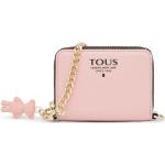 Dámske Malé peňaženky Tous ružovej farby z polyuretánu Vegan 