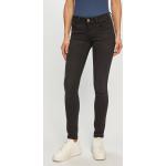 Dámske Slim Fit jeans Pepe Jeans čiernej farby z bavlny so šírkou 25 s dĺžkou 30 v zľave 