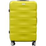 Malé cestovné kufre peterson žltej farby 