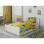 Detské posteľné súpravy žltej farby z bavlny 