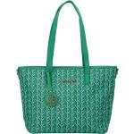 Dámske Elegantné kabelky coveri world zelenej farby v elegantnom štýle z koženky na zips 