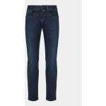 Pánske Slim Fit jeans Pierre Cardin tmavo modrej farby z bavlny v zľave 