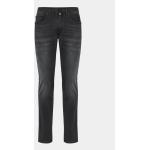 Pánske Slim Fit jeans Pierre Cardin čiernej farby z bavlny v zľave 