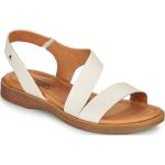 Dámske Kožené sandále Pikolinos bielej farby vo veľkosti 41 v zľave na leto 