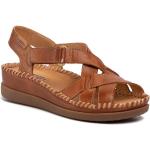 Dámske Kožené sandále Pikolinos hnedej farby vo veľkosti 40 na leto 