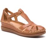 Dámske Kožené sandále Pikolinos hnedej farby vo veľkosti 35 na leto 
