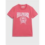 Dievčenské Detské tričká s krátkym rukávom Tommy Hilfiger BIO ružovej farby do 6 rokov v zľave udržateľná móda 