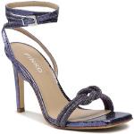Dámske Kožené sandále PINKO fialovej farby vo veľkosti 39 v zľave na leto 