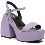 Dámske Sandále na klinovom podpätku PINKO fialovej farby vo veľkosti 37 v zľave na leto 