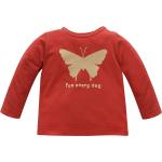Dievčenské Dojčenské košieľky pinokio tmavo červenej farby do 18 mesiacov s motívom: Motýľ v zľave 