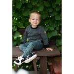 Chlapčenské Detské svetre pinokio čiernej farby z bavlny do 12 mesiacov v zľave 