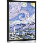 Plagát reprodukcia Hviezdna noc - Vincent van Gogh