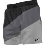Dámske Plavecké šortky Nike sivej farby s vyšívaným vzorom zo sieťoviny rýchloschnúce 