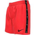 Dámske Plavecké šortky Nike červenej farby zo sieťoviny rýchloschnúce 