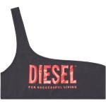 Dámsky Vrchný diel plaviek Diesel čiernej farby s jedným rukávom bez kostíc asymetrické 