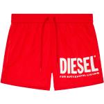 Pánske Plavecké šortky Diesel červenej farby 