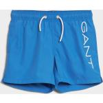 Chlapčenské Detské plavecké šortky Gant modrej farby z polyesteru do 8 rokov udržateľná móda 