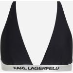 Dámsky Designer Vrchný diel plaviek Karl Lagerfeld čiernej farby 