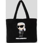 Dámske Designer Plážové tašky Karl Lagerfeld čiernej farby 