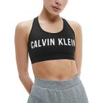 Dámske Designer Športové podprsenky Calvin Klein čiernej farby so strednou podporou 
