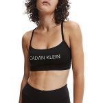 Dámske Designer Športové podprsenky Calvin Klein PERFORMANCE čiernej farby vo veľkosti XS v zľave 
