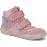 Detské Členkové topánky Superfit Superfree ružovej farby z kože technológia Gore tex nepremokavé 