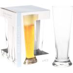 Poháre na pivo transparentnej farby zo skla vhodné do úmývačky riadu 4 ks balenie 