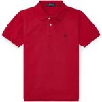 Chlapčenské Designer Detské tričká Ralph Lauren Polo Ralph Lauren červenej farby z bavlny 