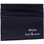 Pánske Designer Púzdra na karty Ralph Lauren Polo Ralph Lauren čiernej farby z koženky v zľave 