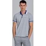 Pánska Letná móda Gant Rugger sivej farby z tričkoviny s krátkymi rukávmi 